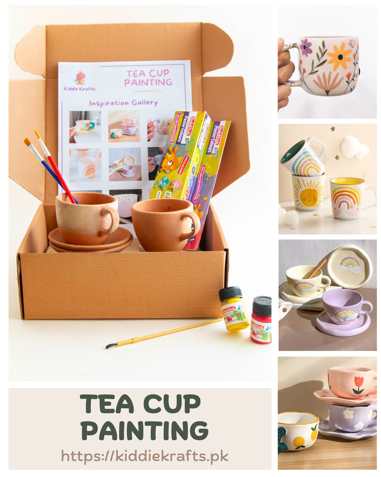Tea Cup Painting Box