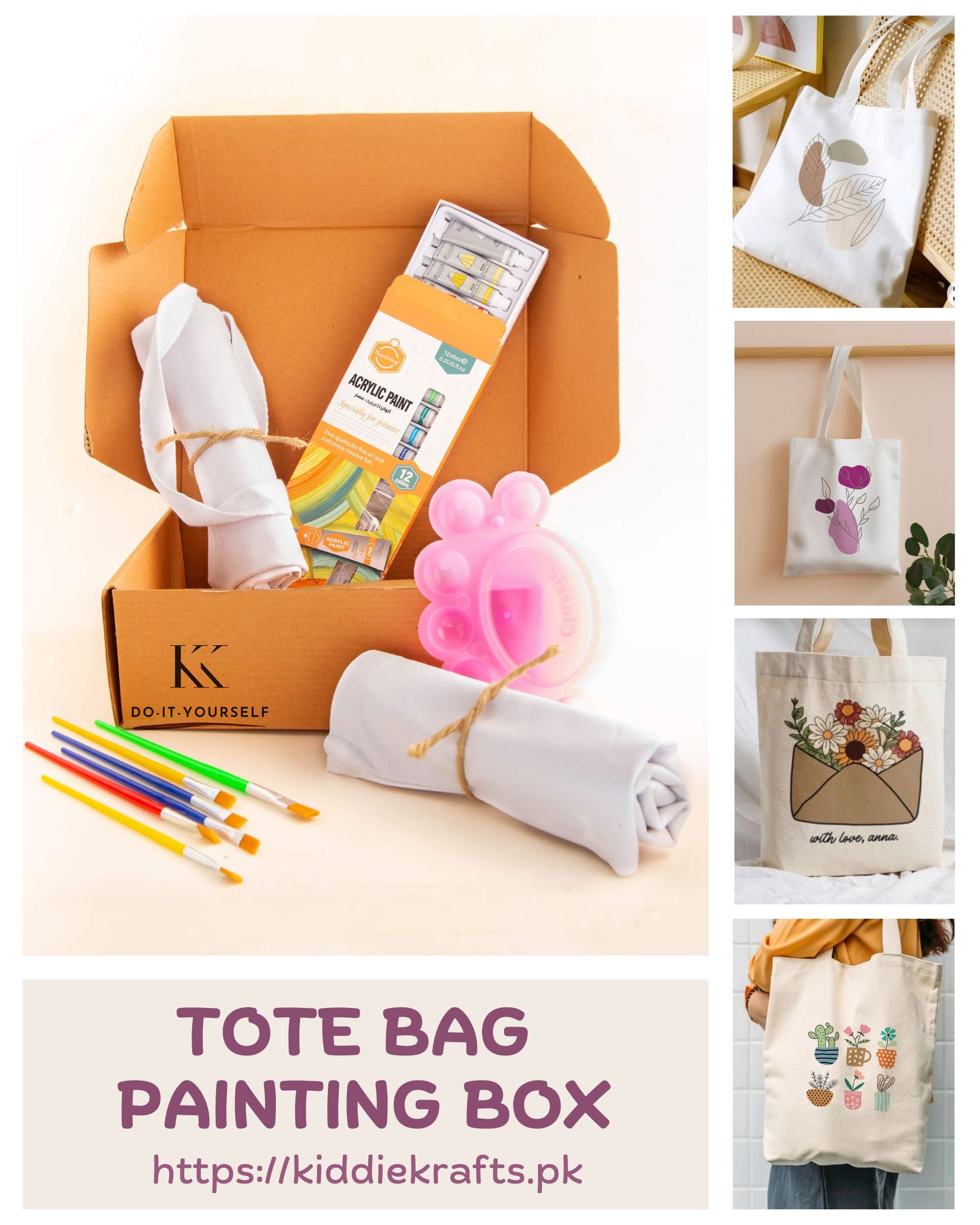 Tote Bag Painting Kit – Kiddie Krafts