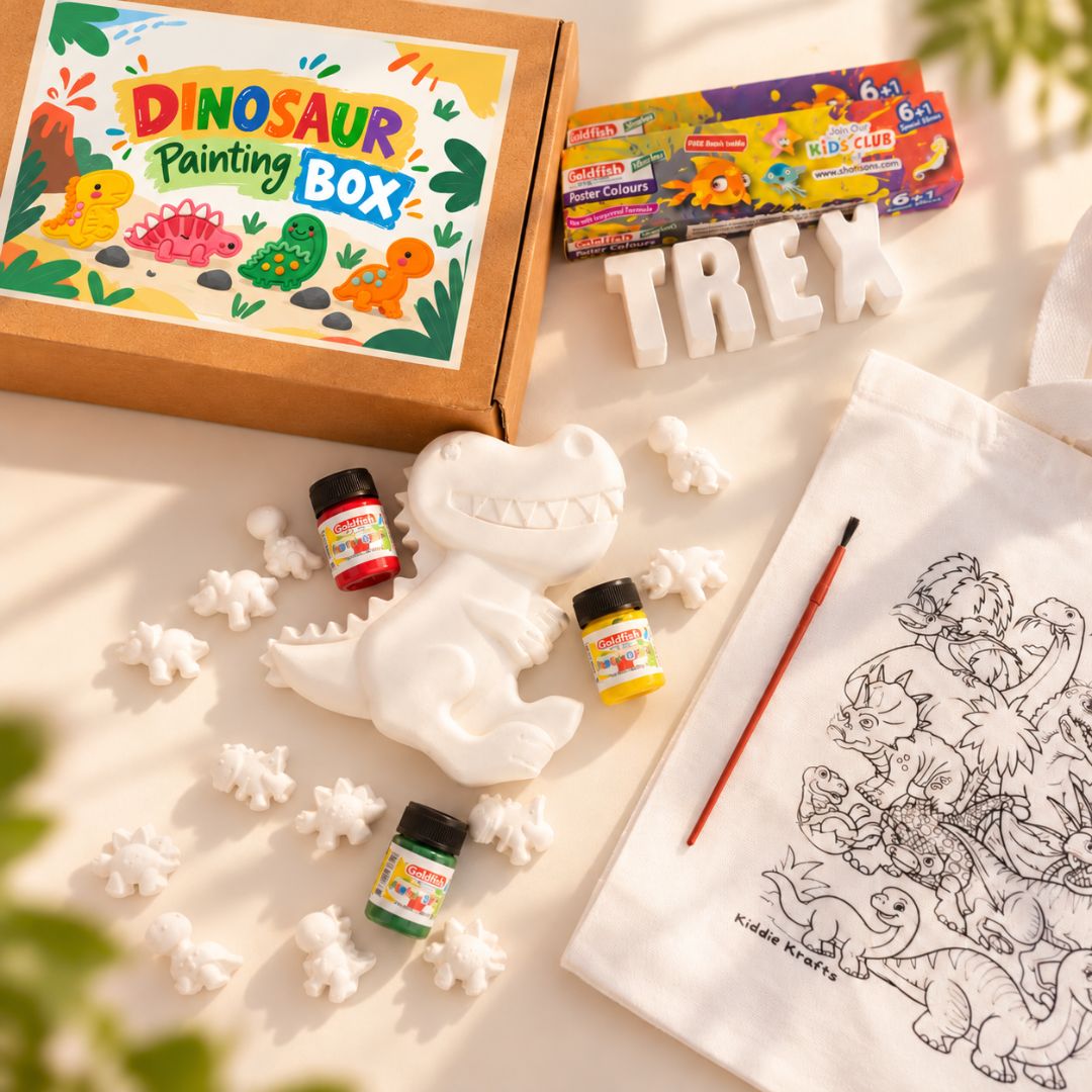 Dinosaur Painting Box
