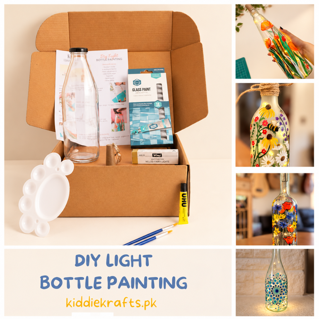 DIY Light Bottle Painting Box