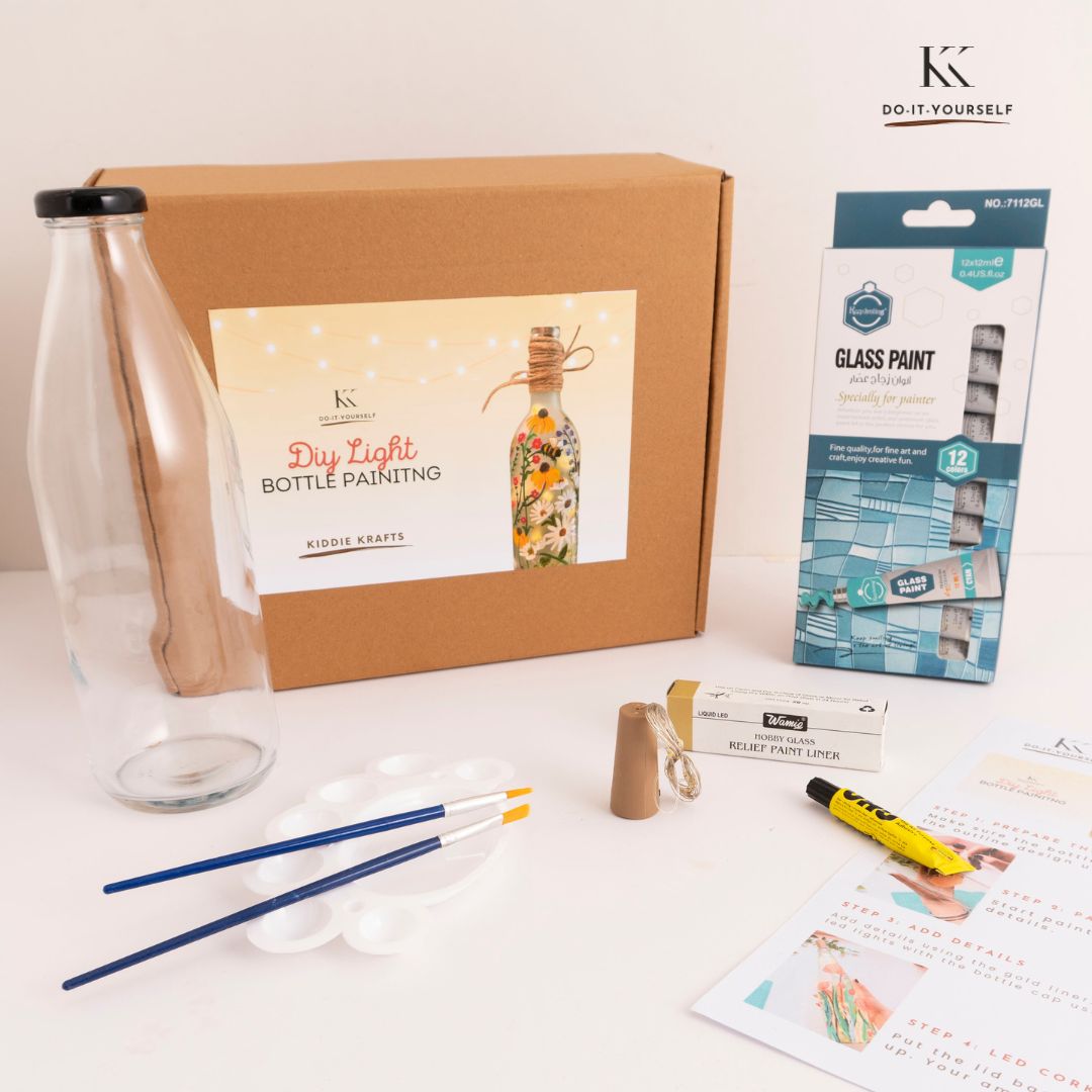 DIY Light Bottle Painting Box