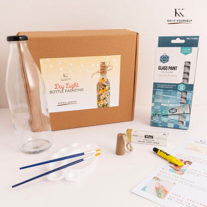 DIY Light Bottle Painting Box