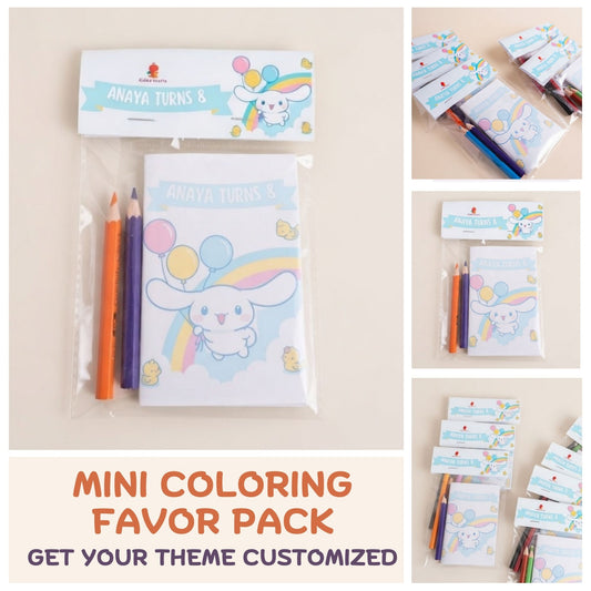 Mini Coloring Favor Pack