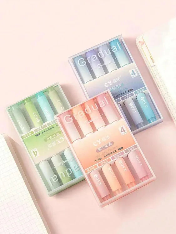 Pastel Highlighters - 4pcs