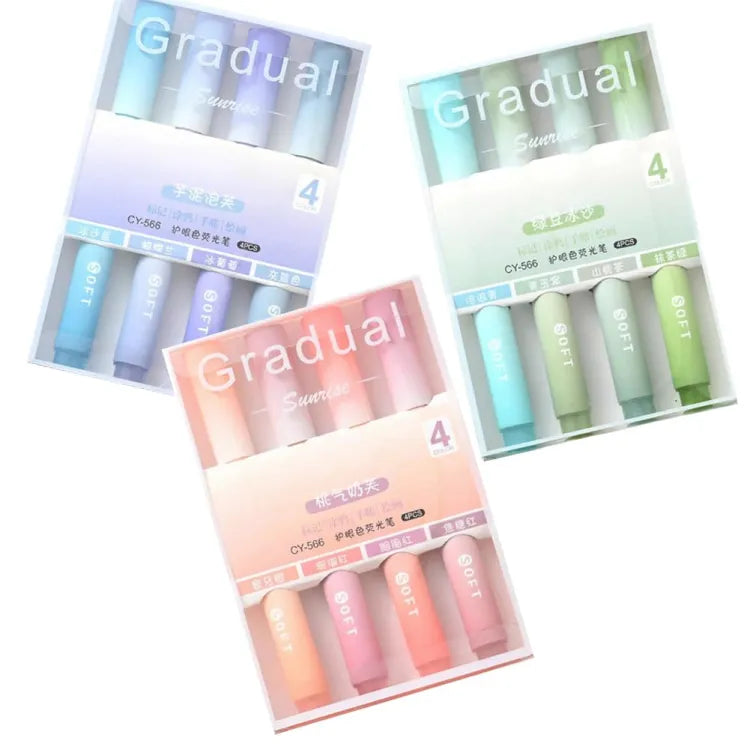 Pastel Highlighters - 4pcs