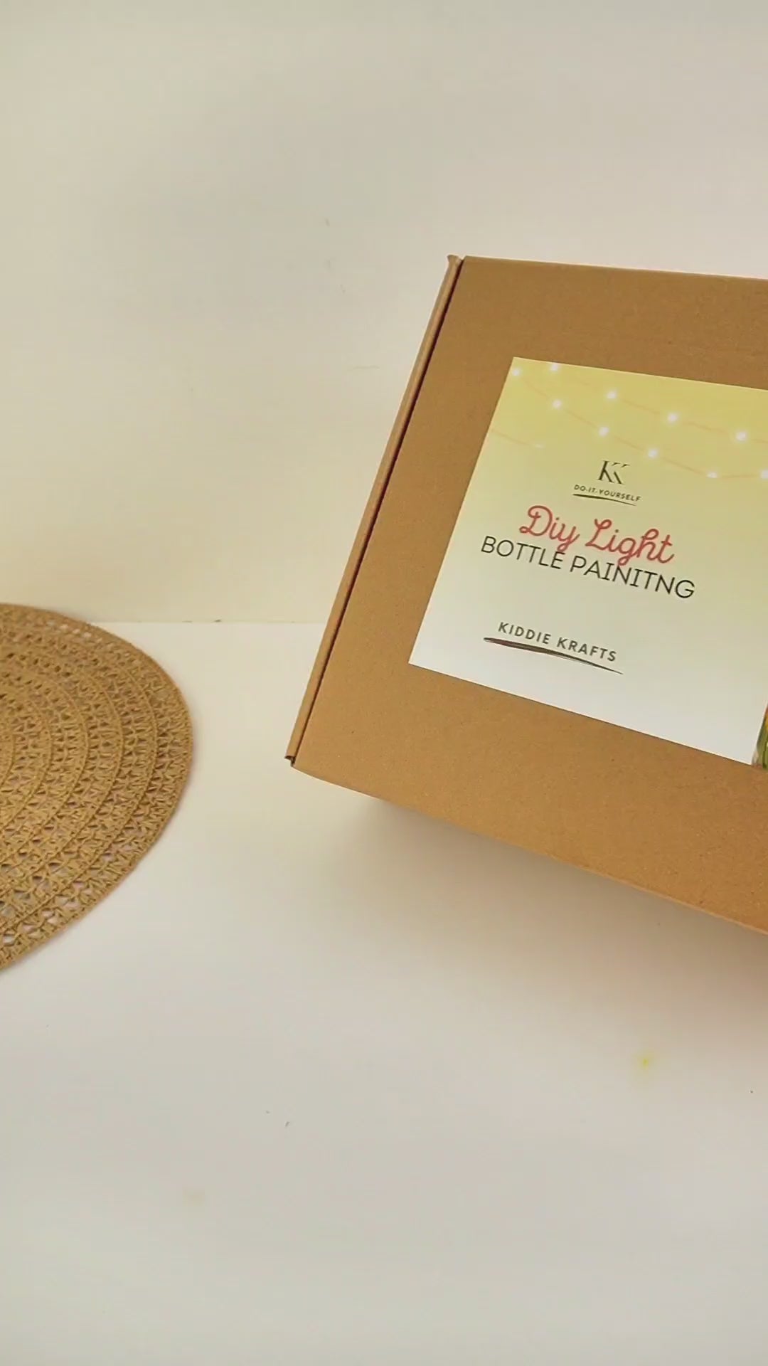 DIY Light Bottle Painting Box