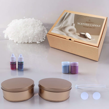 Rose Gold Candle Making Box