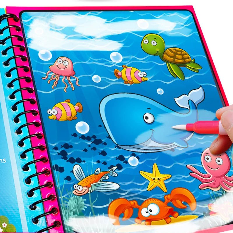 Magic Water Coloring Book